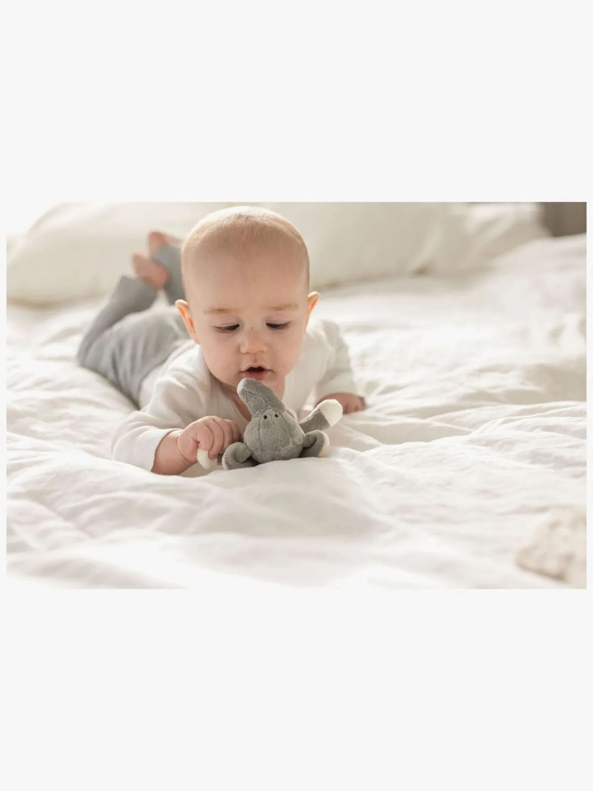 Teddykompaniet Diinglisar Elefant Rangle, Grå