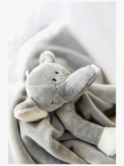 Teddykompaniet Stofbleer, Nusseklude & Babytæpper>Diinglisar  Elefant Nusseklud, Grå