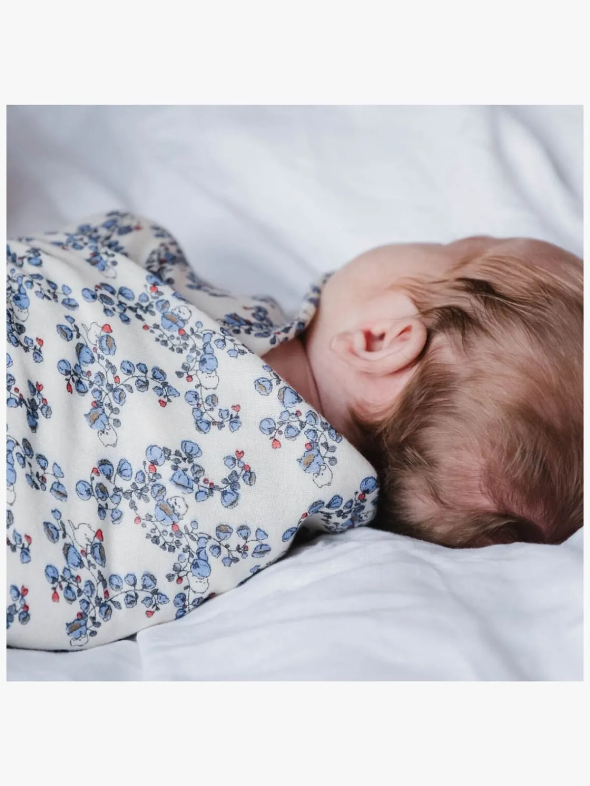 Thatsmine Interiør*That's Mine Jana Tæppe/ Stofble i Musselin, Blue Bells