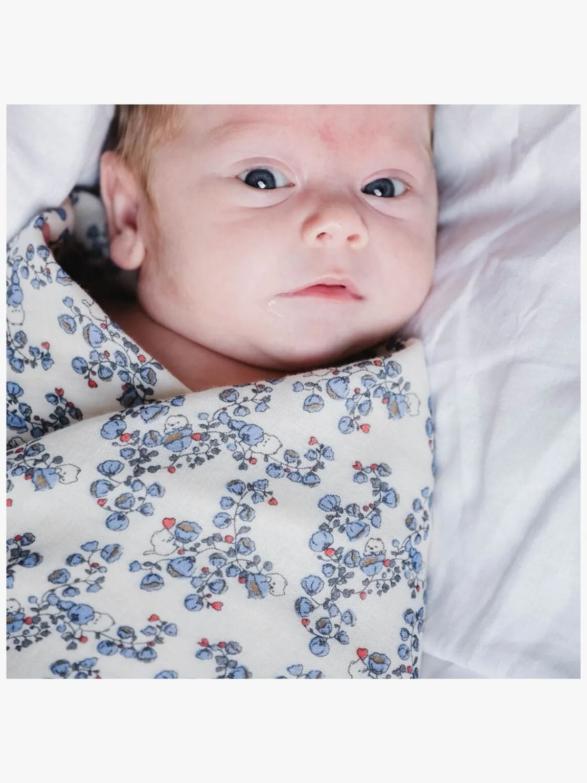 Thatsmine Interiør*That's Mine Jana Tæppe/ Stofble i Musselin, Blue Bells