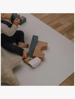 Børn Thatsmine That's Mine Kvadrat Legetæppe, Light Grey