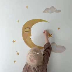 Børn Thatsmine That's Mine Wallsticker Moon