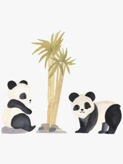 Børn Thatsmine That's Mine Wallsticker, Pandas and Bambus