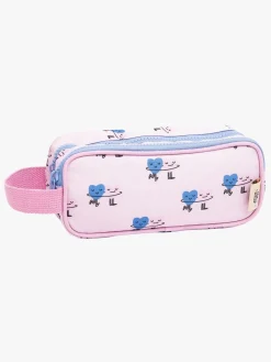 TheCottonCloud Kreativt Legetøj*The Cotton Cloud Penalhus, Dancing Hearts Lyserød/Blå