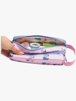 TheCottonCloud Kreativt Legetøj*The Cotton Cloud Penalhus, Dancing Hearts Lyserød/Blå