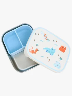 TheCottonCloud Spisetid*The Cotton Cloud Stainless Steel Madkasse, Meowtiful Cats