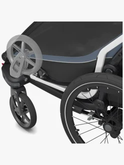 Thule Aktivitetsvogne></noscript>Chariot Cab Cykelanhænger, Dark Slate