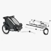 Thule Aktivitetsvogne*Chariot Cross 1 Cykelanhænger inkl. Skisæt, Dark Slate G3