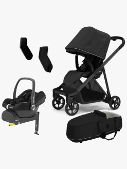 Thule Autostole 0-13 Kg|Vognpakker>Shine Duovogn inkl. Maxi-Cosi CabrioFix & Base, Black/Black