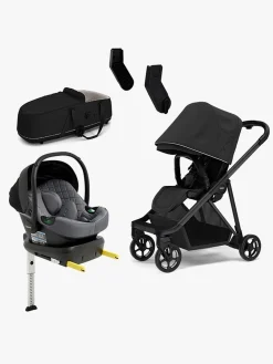 Thule Vognpakker>Shine Duovogn inkl. Beemoo Route i-Size Autostol Baby & ISOFIX Base, Black/Mineral Grey