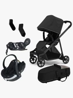 Thule Autostole 0-13 Kg|Vognpakker*Shine Duovogn inkl. BeSafe iZi Go Modular X2 & Base, Black/Black