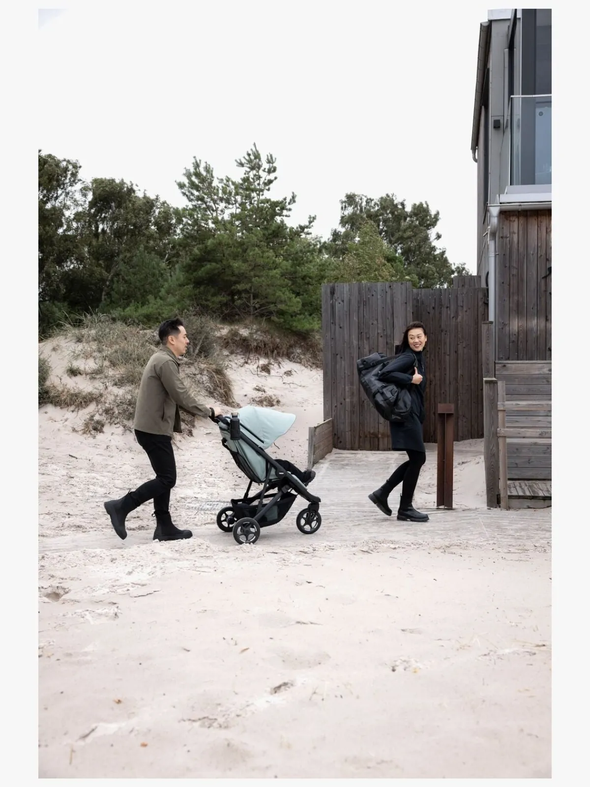 Thule Klapvogne>Spring 2 Klapvogn, Mist Green/Black