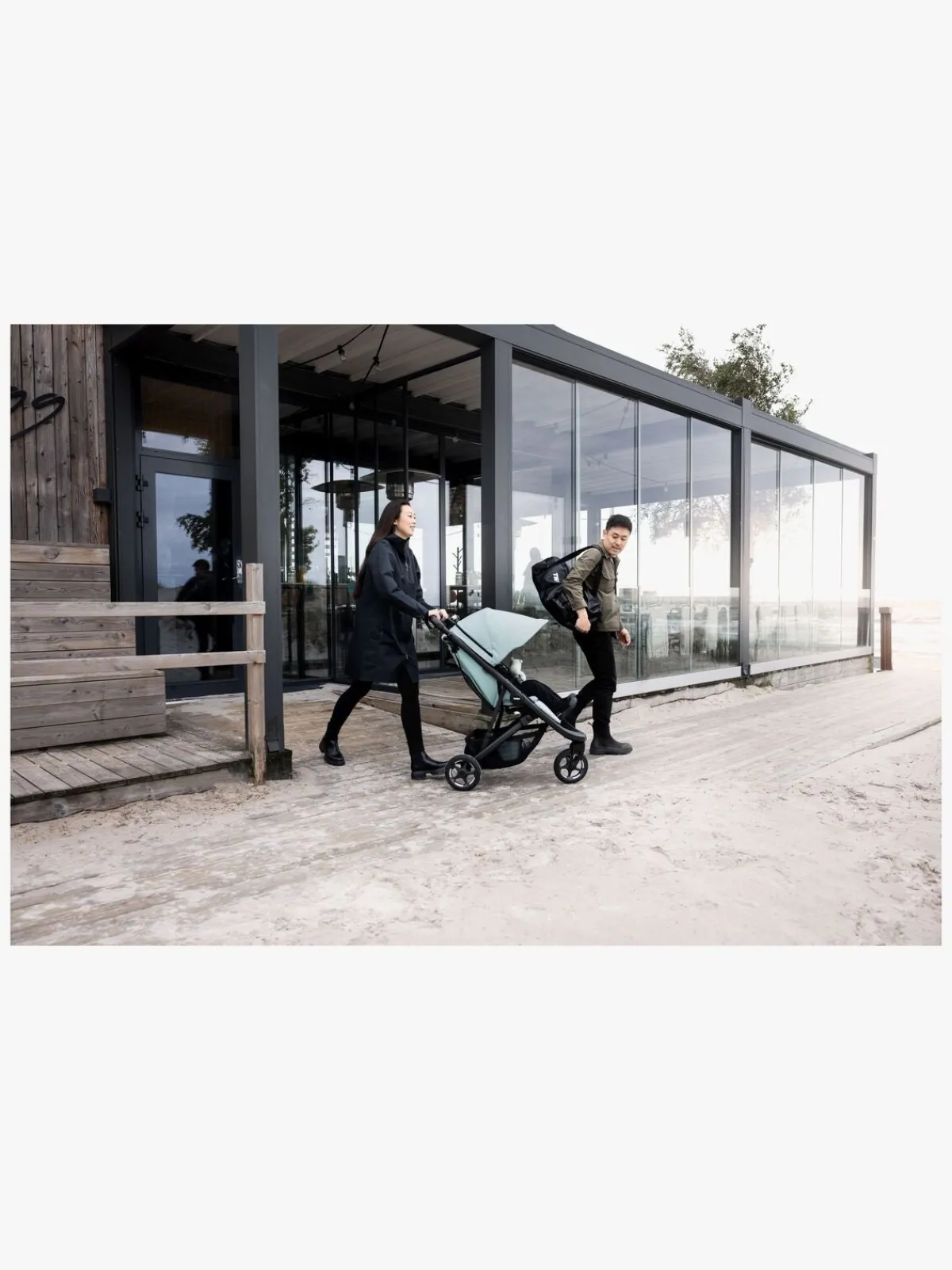 Thule Klapvogne>Spring 2 Klapvogn, Mist Green/Black