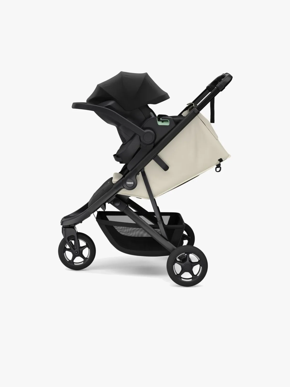 Thule Spring 2 Klapvogn, Soft /Black