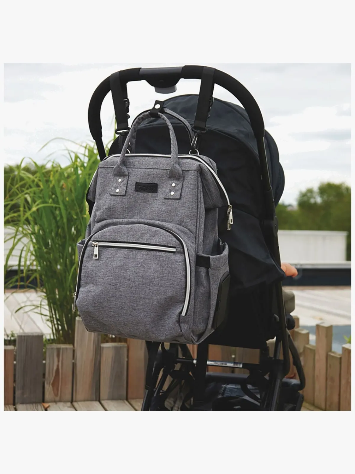 Tineo Pusletaske Rygsæk, Grå