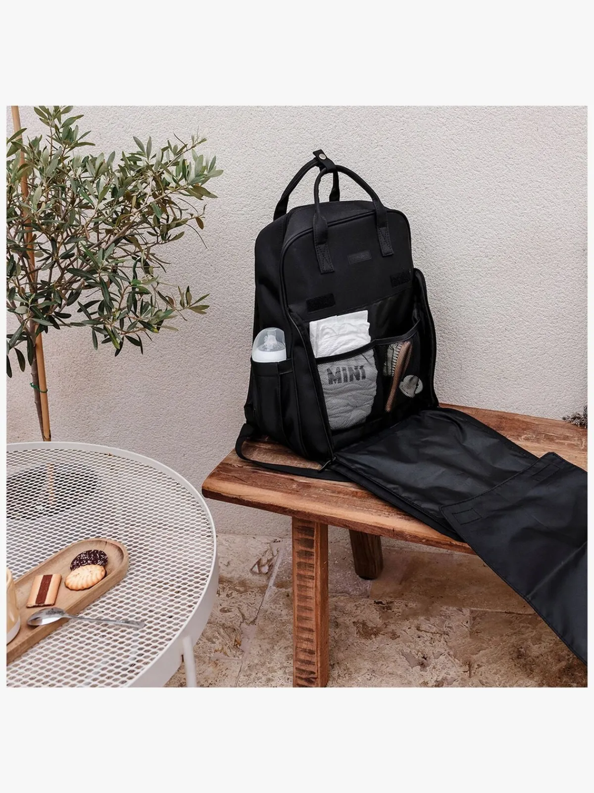 Tineo Pusletasker*Pusletaske Rygsæk, Quilt Svart