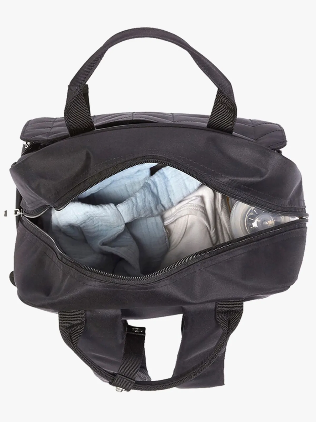 Tineo Pusletasker*Pusletaske Rygsæk, Quilt Svart