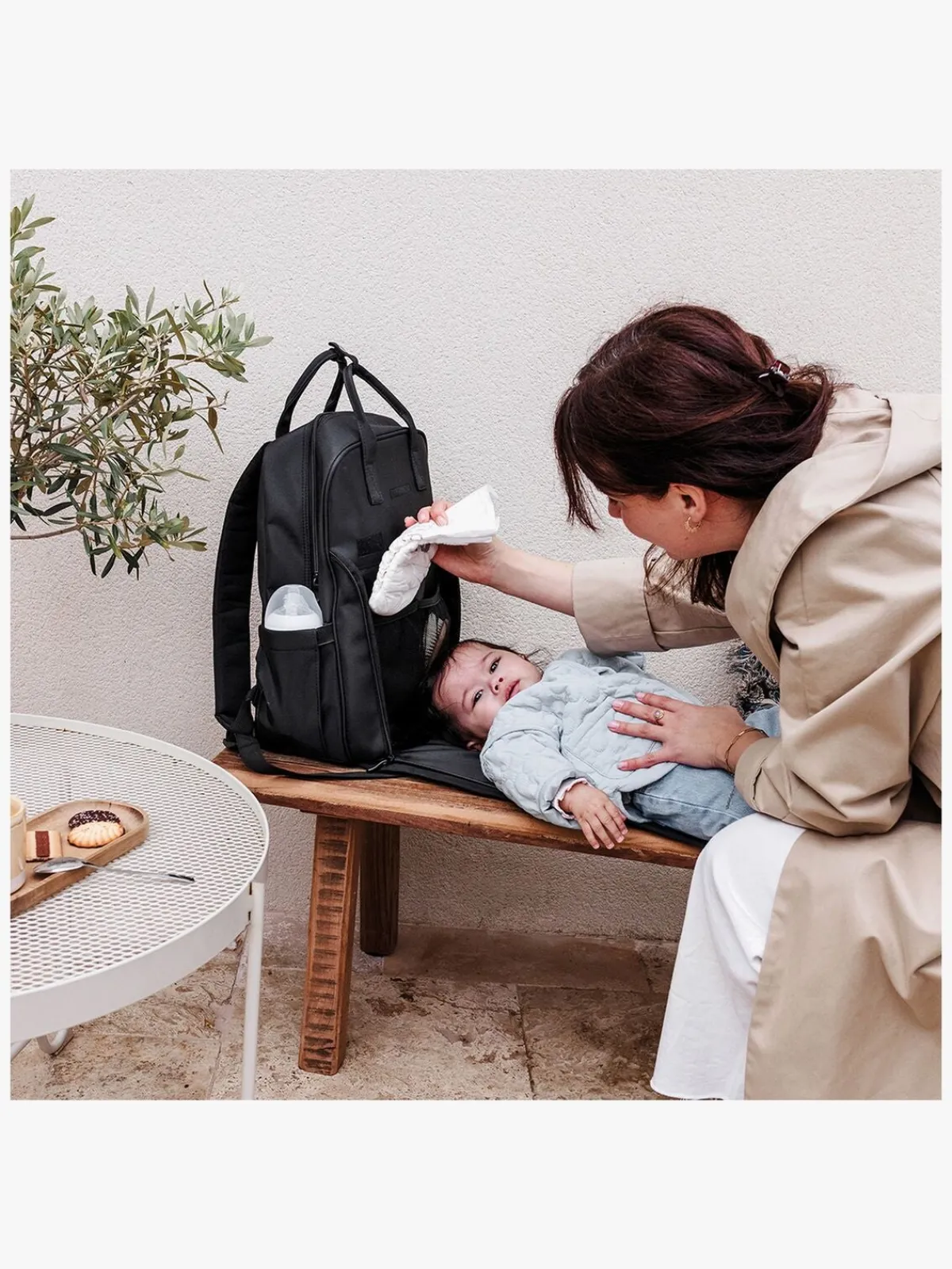 Tineo Pusletasker*Pusletaske Rygsæk, Quilt Svart