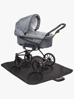 Tinkafu Vogntilbehør*Gulvbeskyttelse 120x145cm, Sort