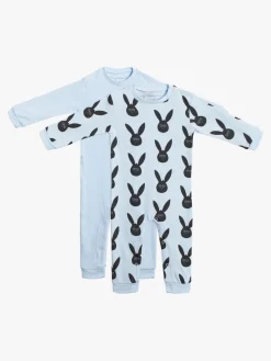 Børn TinyTreasure Tiny Treasure Maxime Heldragt 2-pak, Baby Blue