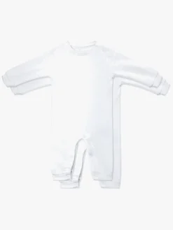 Børn TinyTreasure Tiny Treasure Maxime 2-pak Heldragt, White