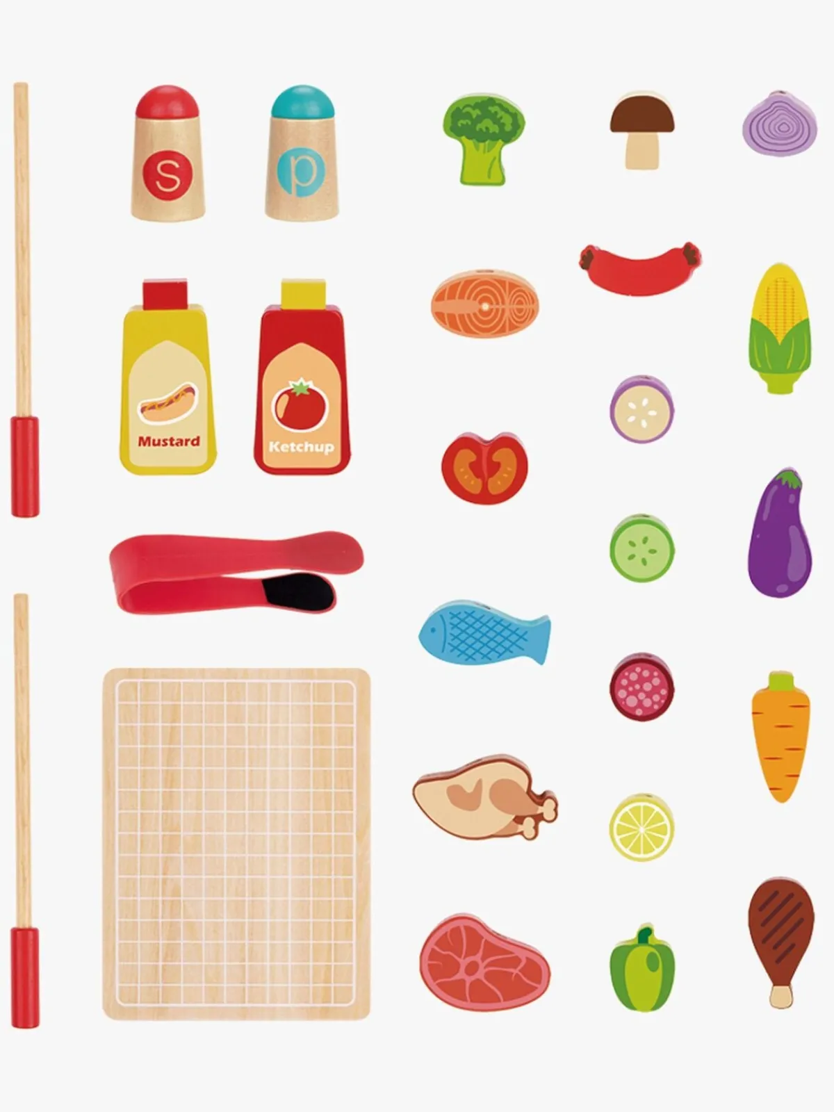 TookyToy Tooky Toy BBQ Grill Legesæt