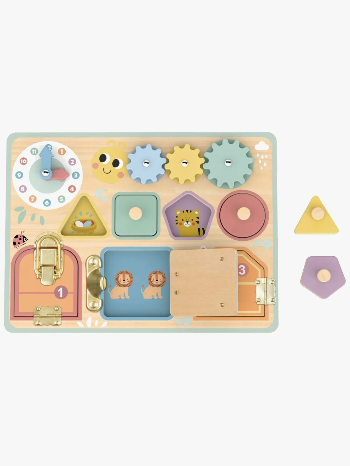 TookyToy Babylegetøj*Tooky Toy Busy Board Aktivitetslegetøj