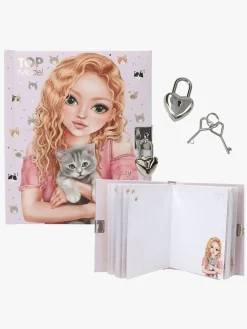 TOPModel Dagbog med Hjertelås KITTY