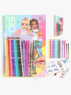 TOPModel Kreativt Legetøj*Designbog med Farveblyanter