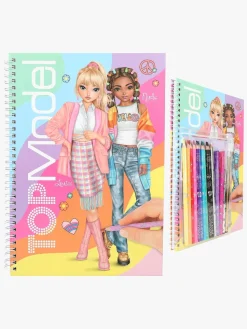 TOPModel Kreativt Legetøj*Designbog med Farveblyanter