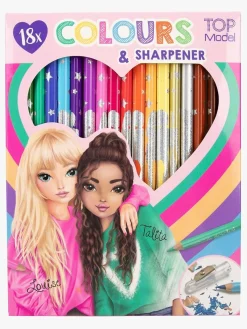 TOPModel Kreativt Legetøj>Farveblyanter med Blyantspidser