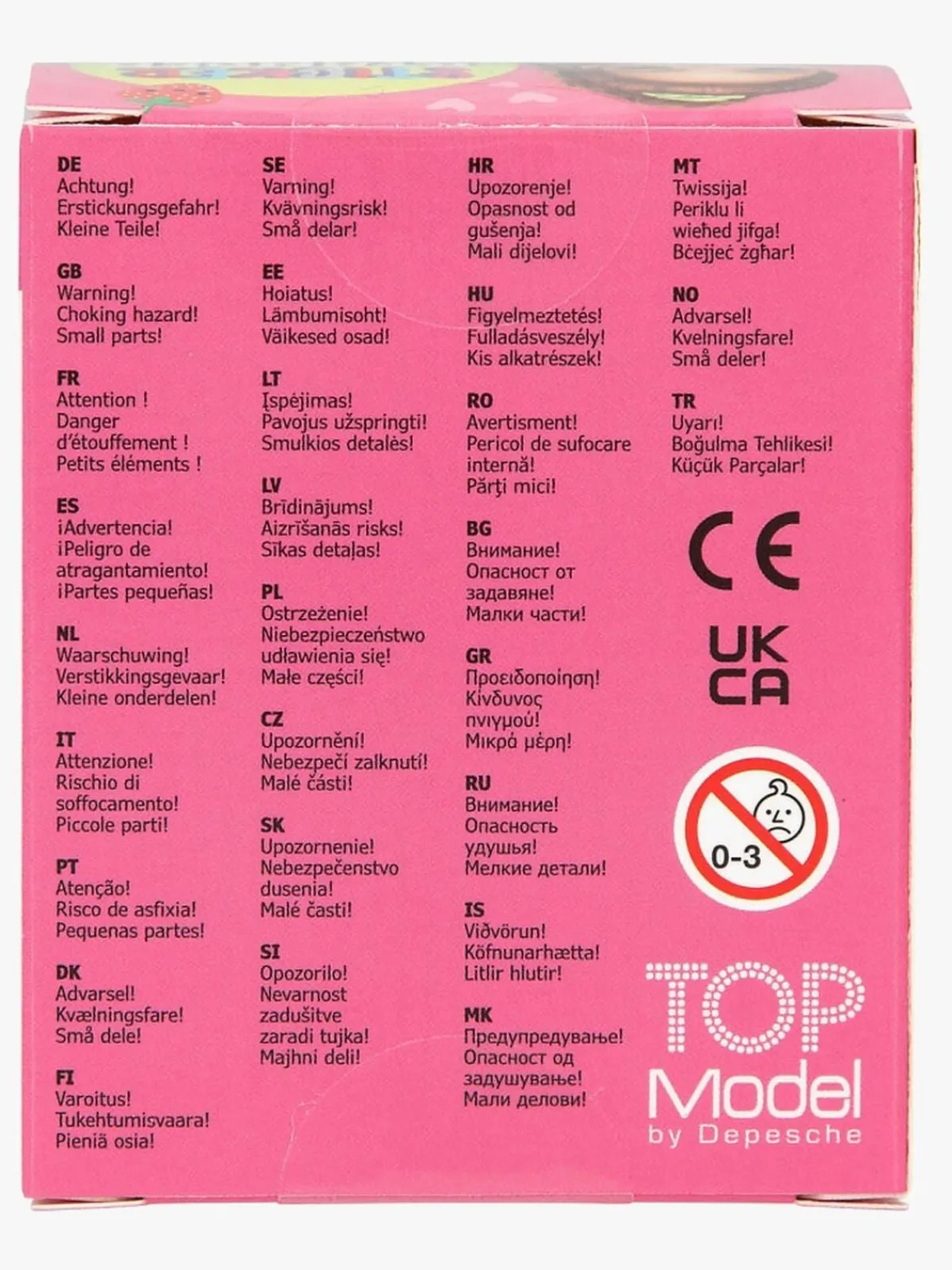 TOPModel Klistermærkestempel