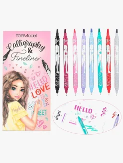 TOPModel Skrivesæt 8-pak, Calligraphy & Fineliner