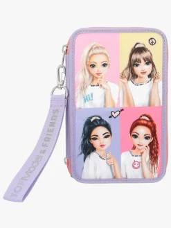 TOPModel Kreativt Legetøj*Tredelt Penalhus Snap Shots Lilla/Flerfarvet