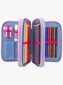 TOPModel Kreativt Legetøj*Tredelt Penalhus Flash Blå