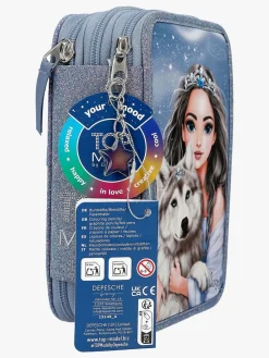 TOPModel Kreativt Legetøj*Tredelt Penalhus Wolf Flerfarvet