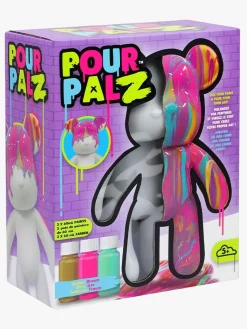 TOYMONSTER Kreativt Legetøj*POUR PALZ DIY-sæt Mal Din Egen Bjørn, Golden Dream