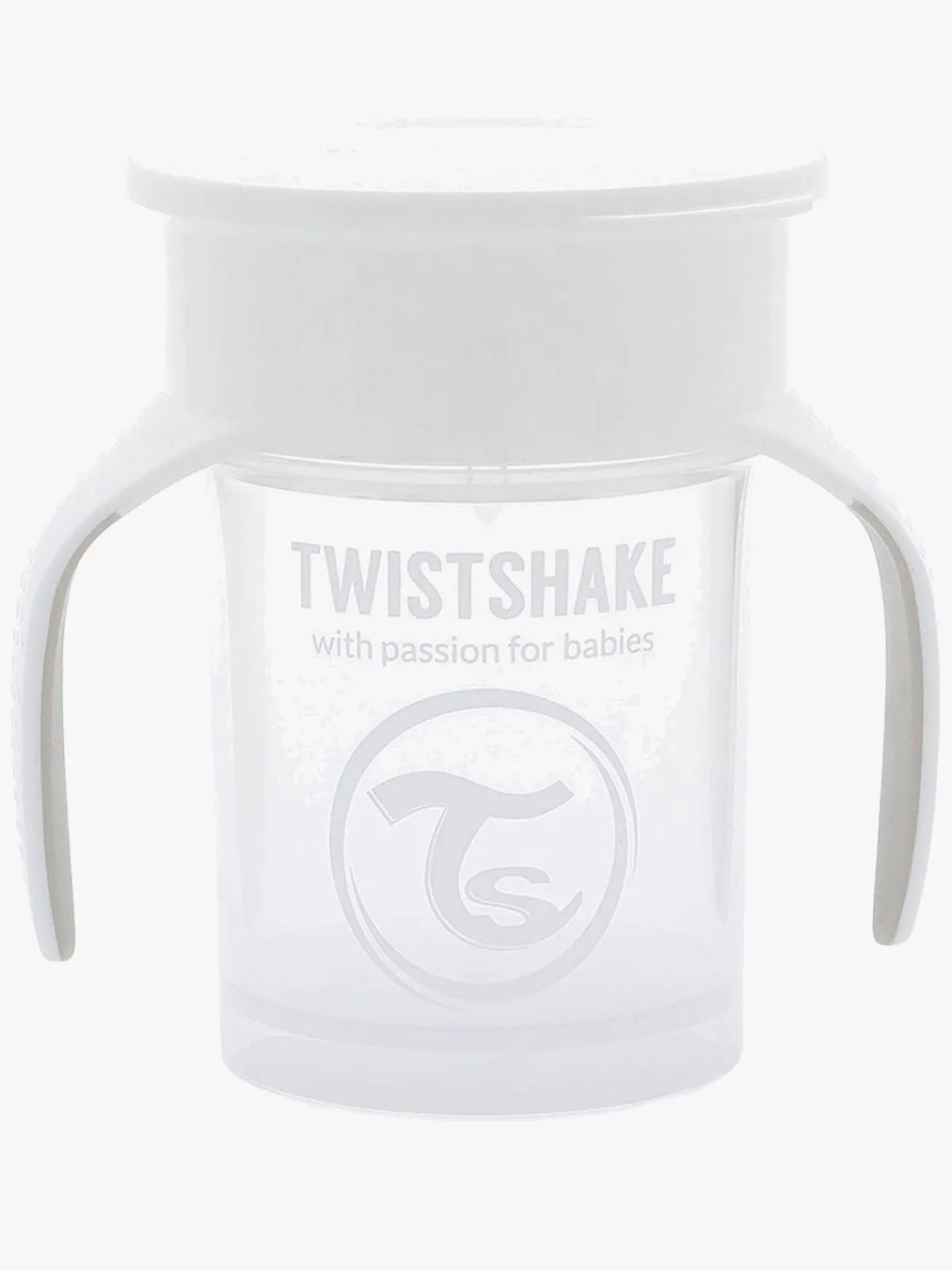 Twistshake Spisetid*360 Øvekop, White Hvid