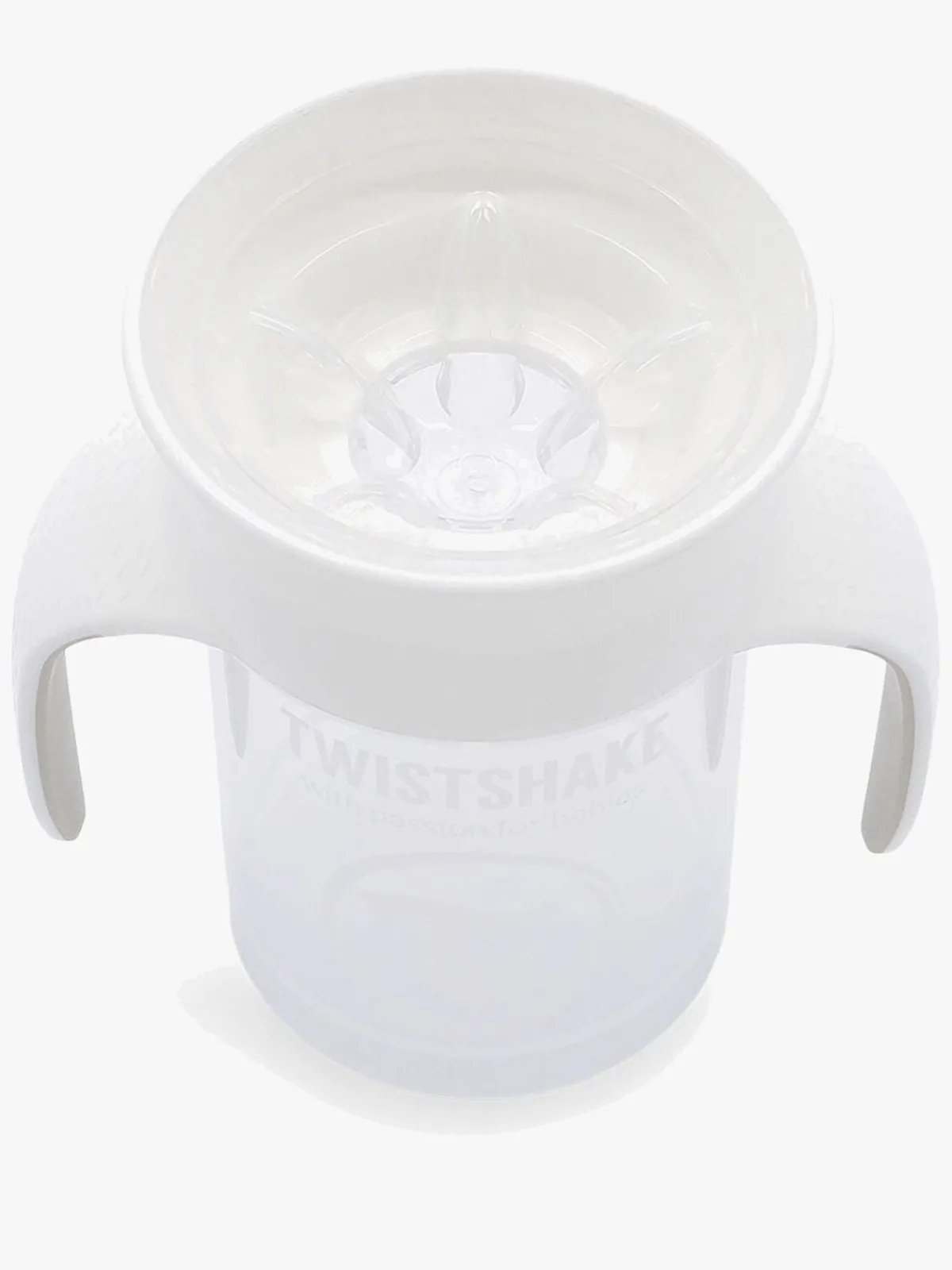 Twistshake Spisetid*360 Øvekop, White Hvid