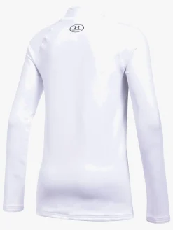 UnderArmour Sportstøj>Under Armour Coldgear Mock Træningstrøje, White
