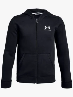 UnderArmour Under Armour EU Cotton Fleece Full Zip, Black
