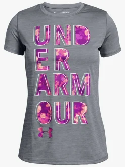 UnderArmour Sportstøj>Under Armour Hybrid 2.0 Big Logo T-shirt, Steel