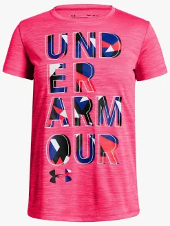 UnderArmour Sportstøj>Under Armour Hybrid 2.0 Big Logo T-shirt, Penta Pink