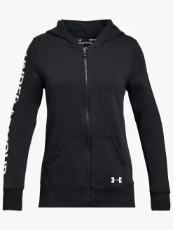 UnderArmour Sportstøj>Under Armour Rival Full Zip Hættetrøje, Black