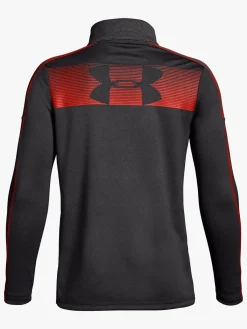 UnderArmour Sportstøj*Under Armour Tech 1/2 Zip Træningstrøje, Charcoal Medium Heat