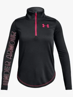 UnderArmour Sportstøj*Under Armour Tech 1/2 Zip Træningstrøje, Black Sort