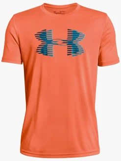 UnderArmour Under Armour Tech Big Logo Solid Tee, Magma