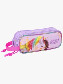 UnicornAcademy Kreativt Legetøj>Unicorn Academy Dobbelt Penalhus, Lilla