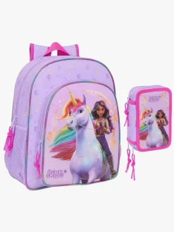 Børn UnicornAcademy Tasker>Unicorn Academy Junior Rygsæk 15L & Penalhus med 3 Rum