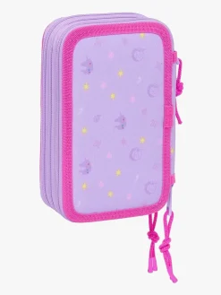 UnicornAcademy Kreativt Legetøj*Unicorn Academy Penalhus med 3 Rum, Lilla